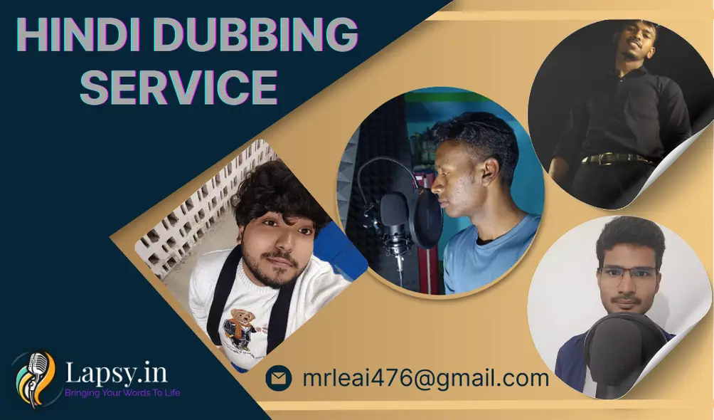 Hindi Dubbing Service | Transparent Studio Work - India